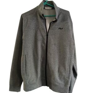 Fila Men's Charcoal Gray Lightweight Jacket